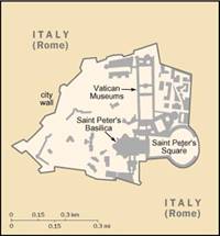 Map of Holy See