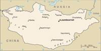 Map of Mongolia