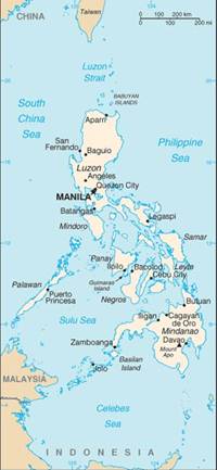 Map of Philippines