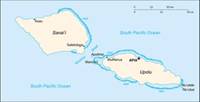 Map of Samoa