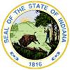 The great seal of the state of Indiana